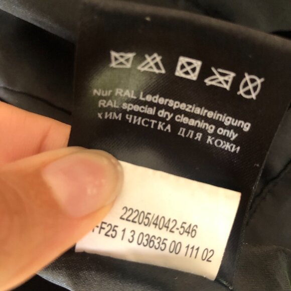 Black leather APART jacket - Picture 7 of 11